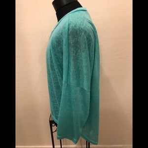 Aqua MeiNa Sz L Woven Cotton Top